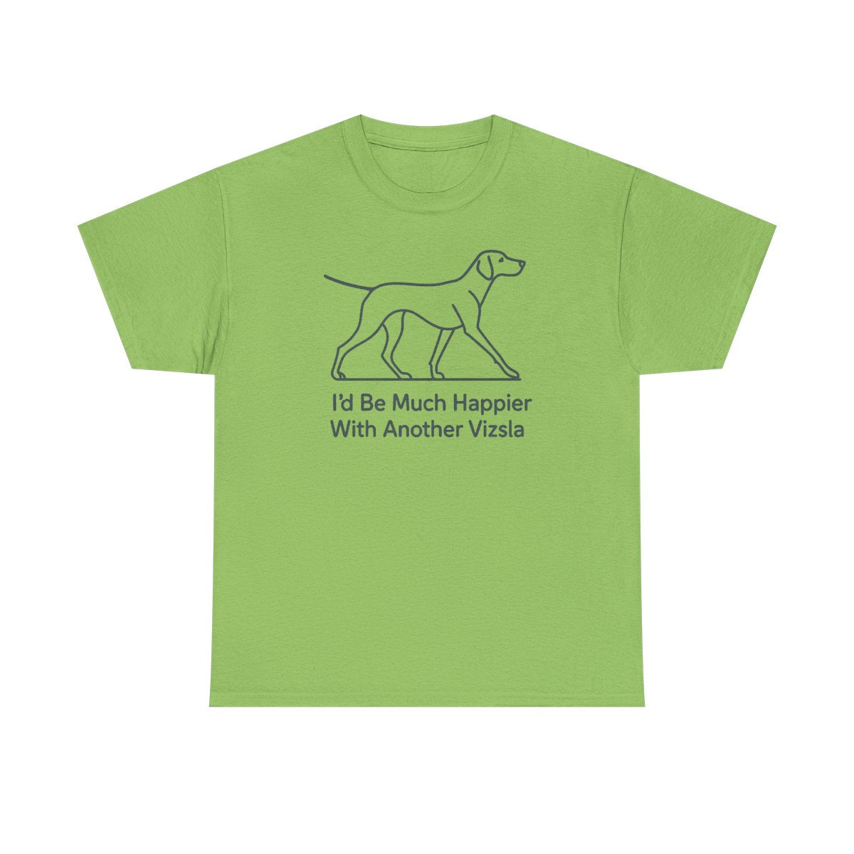 Another Vizsla t-shirt, Lime