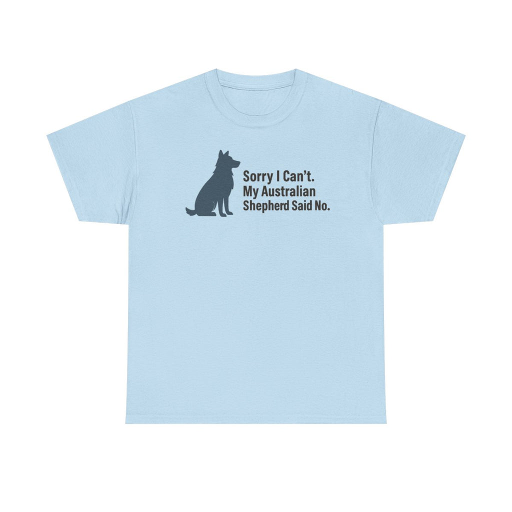 Aussie Said No. Humorous Graphic t-shirt, view 5