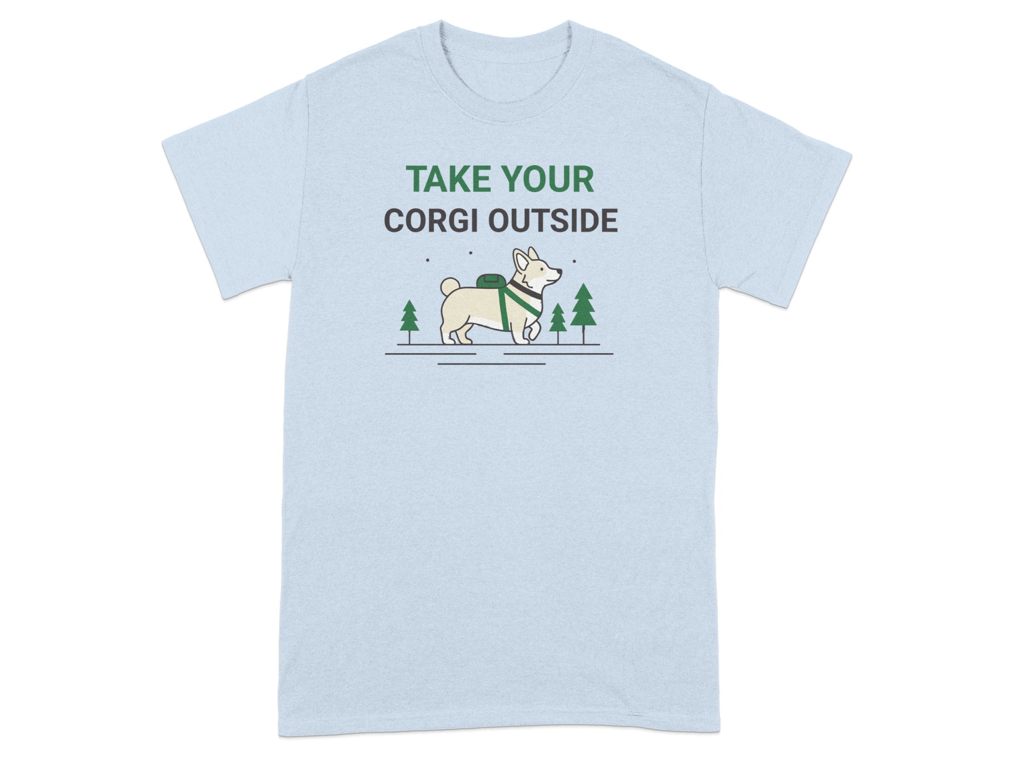 Take Your Corgi Outside Graphic T-Shirt