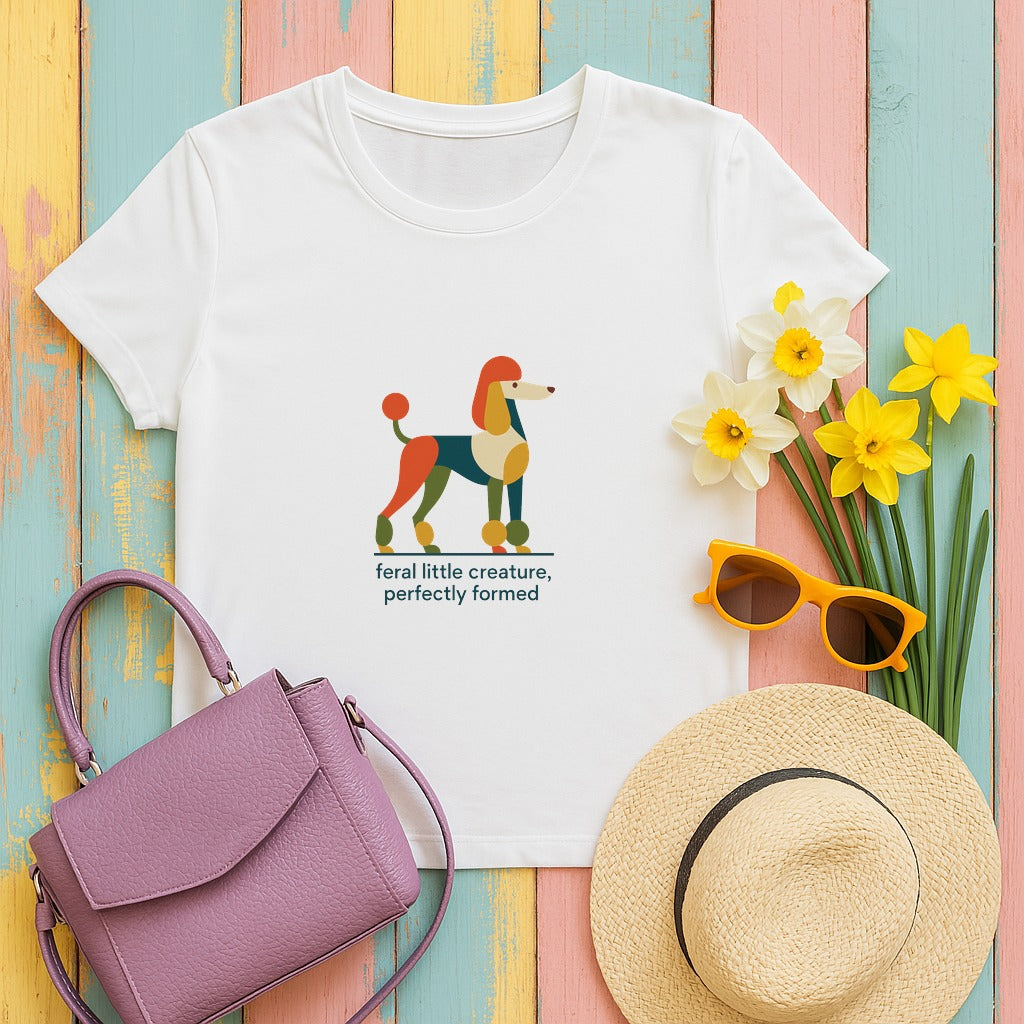 feralfam poodle tee flat lay hero v8