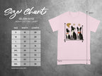 Gildan 5000 heavy cotton t-shirt size chart measurements in inches.