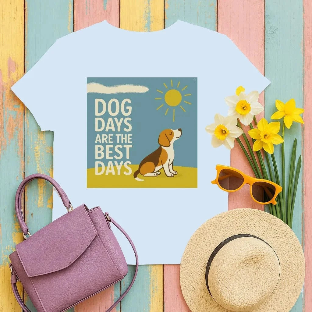 Dog Days Are The Best Days Beagle T-Shirt T-shirt