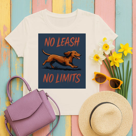 No Leash No Limits Graphic Tee shirt Product