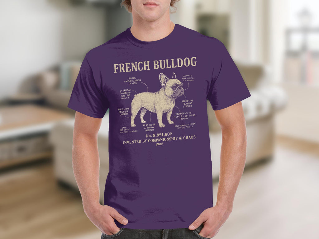 French Bulldog Graphic Tee Illustration shirt
