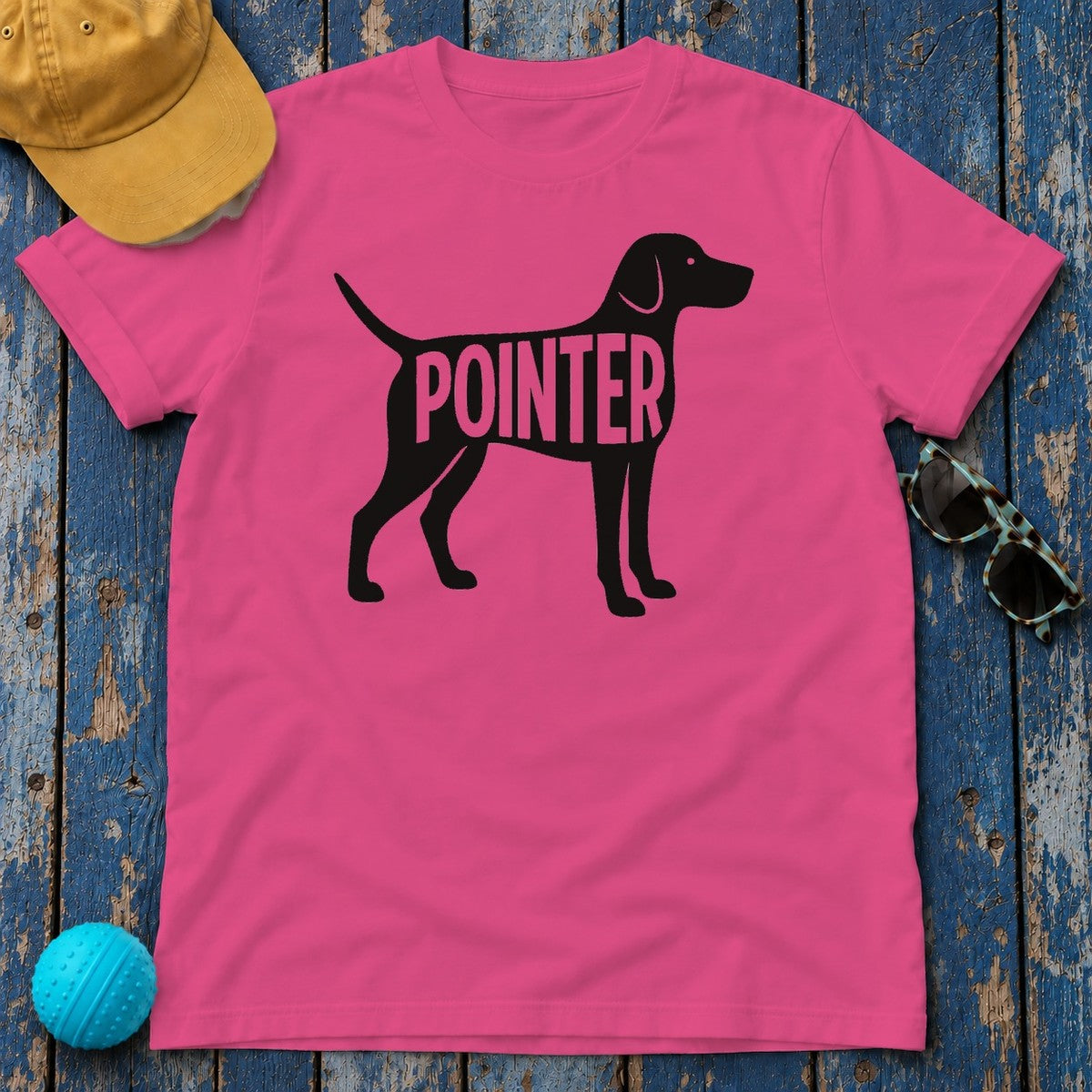 The Pointer Profile Premium T-Shirt in Heliconia