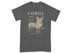 Corgi Tactical Diagram Graphic T-shirt for Dog Lovers