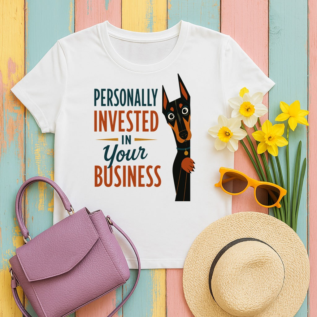 Personally Invested Dobie T-Shirt in White