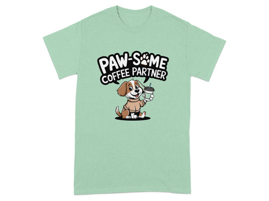 Paw Some Coffee Partner Graphic Tee product