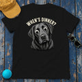 Dinner Black Lab T-Shirt in Black