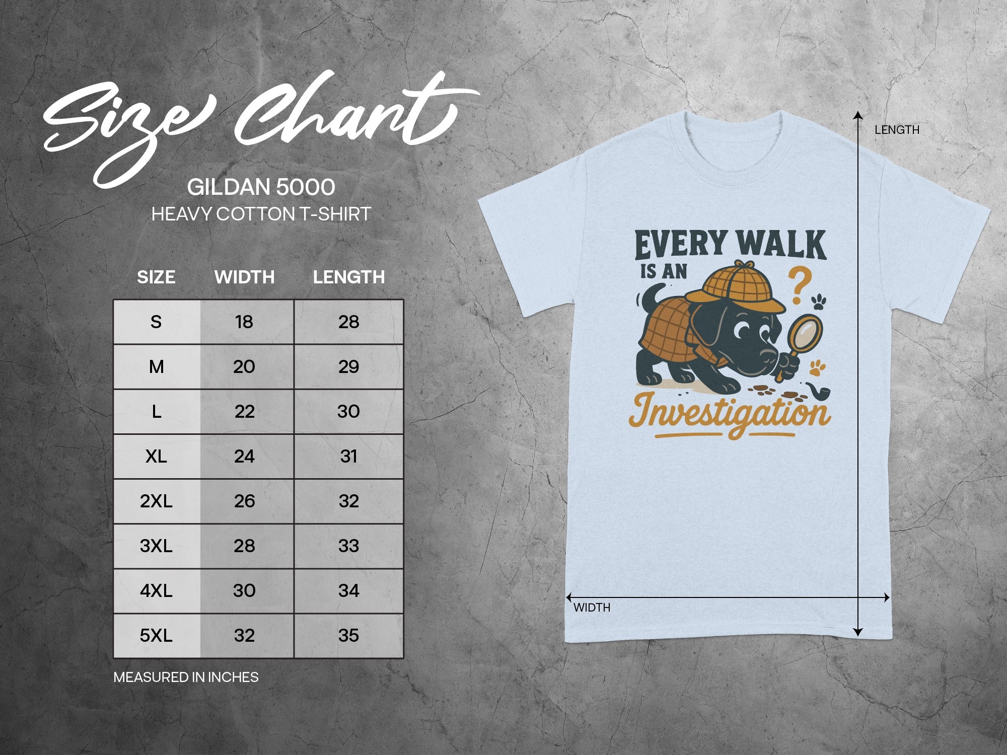 Every Walk Is An Investigation T-Shirt product type
