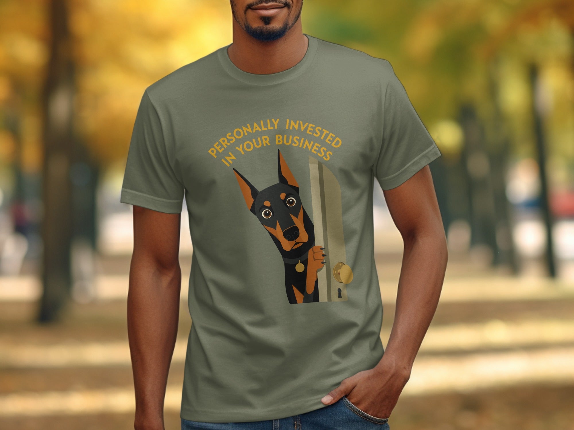 Personally Invested Doberman T-Shirt