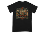 Black t-shirt with "CORGI Short Dog, Big Authority" text and corgi illustrations.