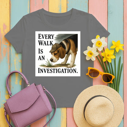 Every Walk Is An Investigation Beagle Shirt product
