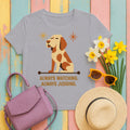 Bracco Italiano Always Watching Always Judging Tee in Athletic Heather