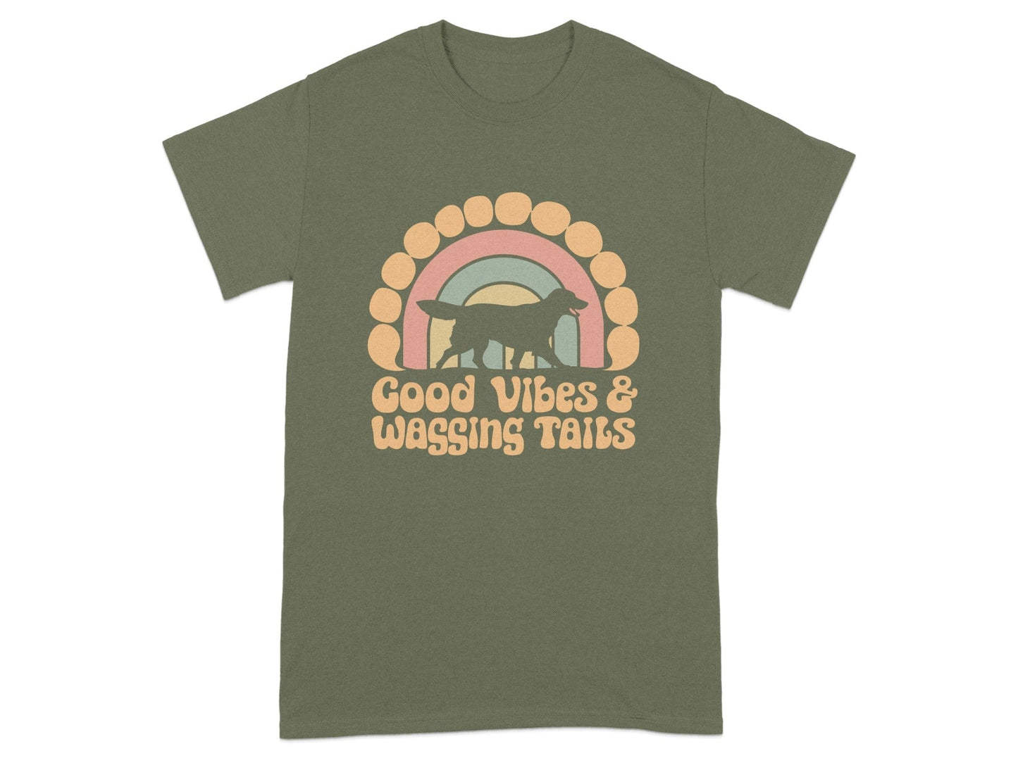 Good Vibes & Wagging Tails Graphic T-Shirt product type
