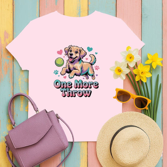 Cute Puppy One More Throw Shirt for Women product