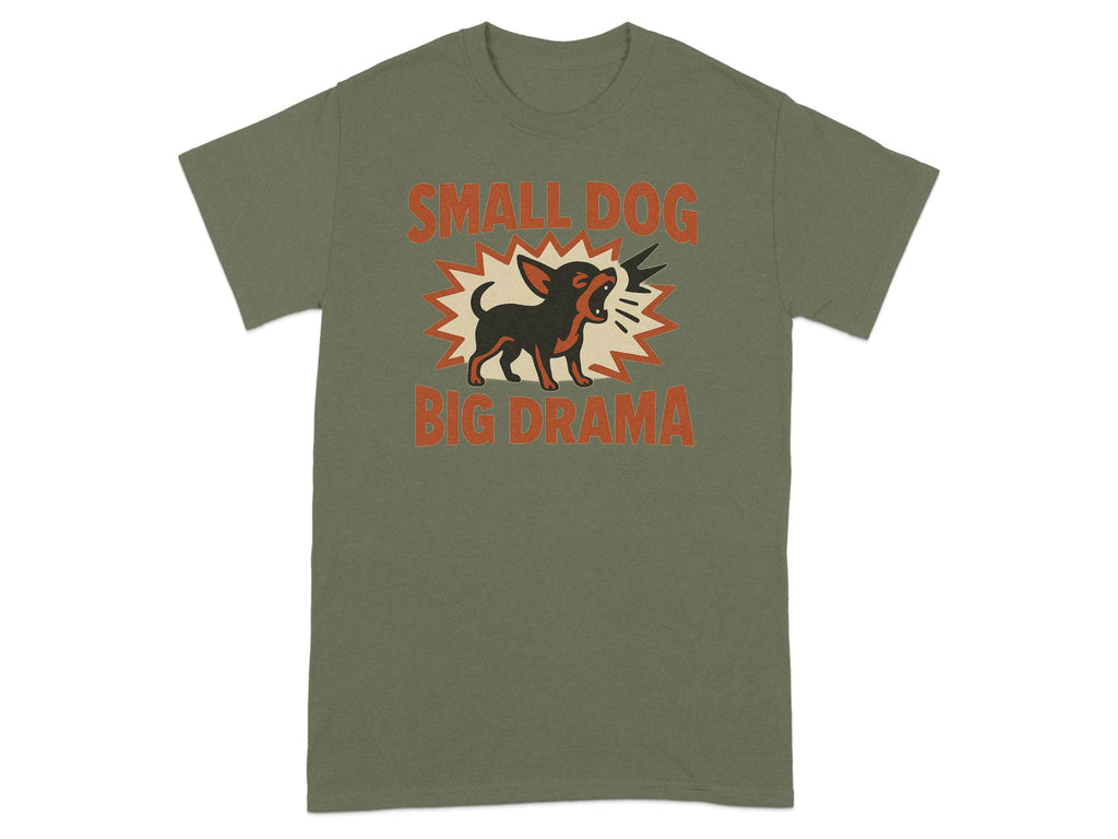 Small Dog Big Drama Graphic Tee Shirt product