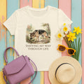 Woodland Wanderer German Shepherd T-Shirt in Natural