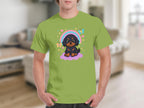 Cute Puppy and Rainbow Graphic Tee for Dog Lovers