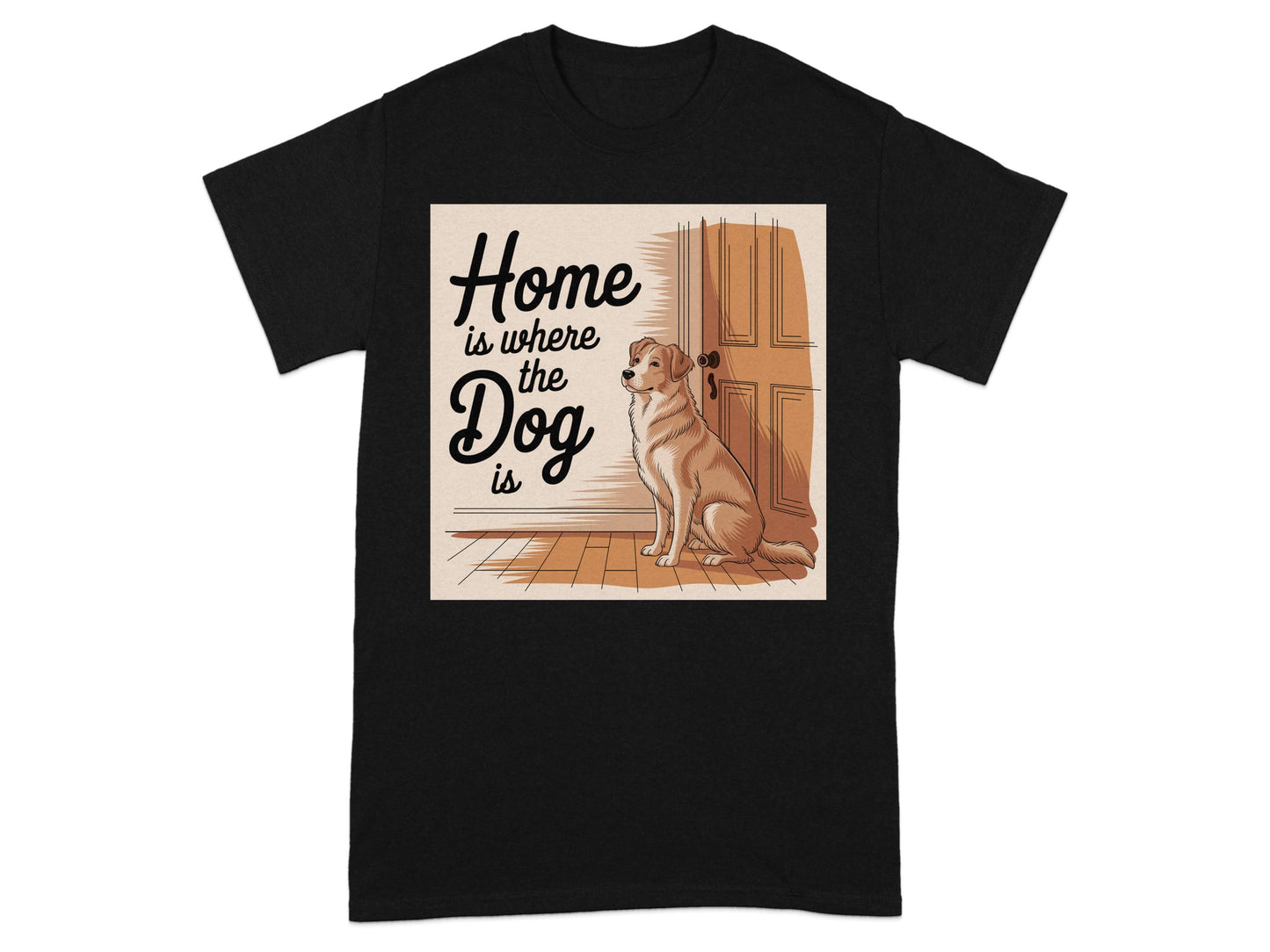 Home Is Where The Dog Is Graphic T-Shirt product