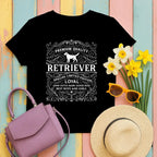 Premium Quality Retriever Loyal Special Edition T-Shirt Black T-shirt