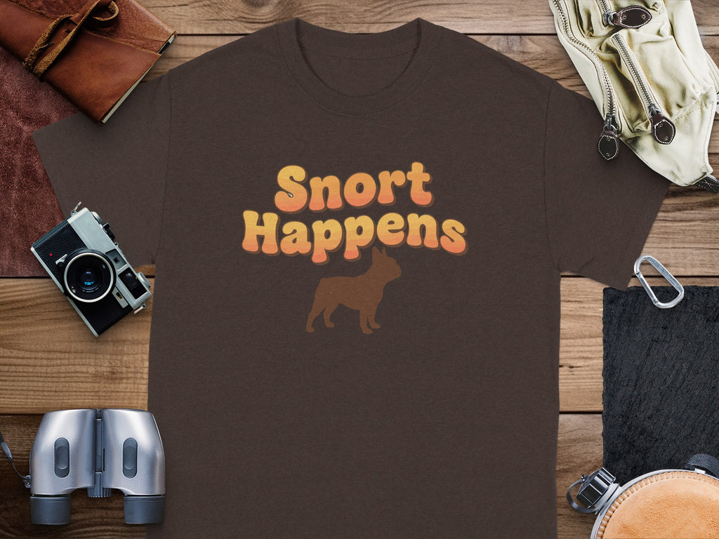 Snort Happens Funny Pet Lover Graphic Tee product type