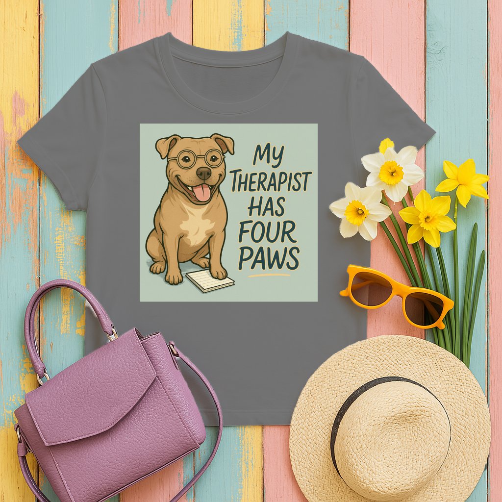My Therapist Has Four Paws Graphic Tee product