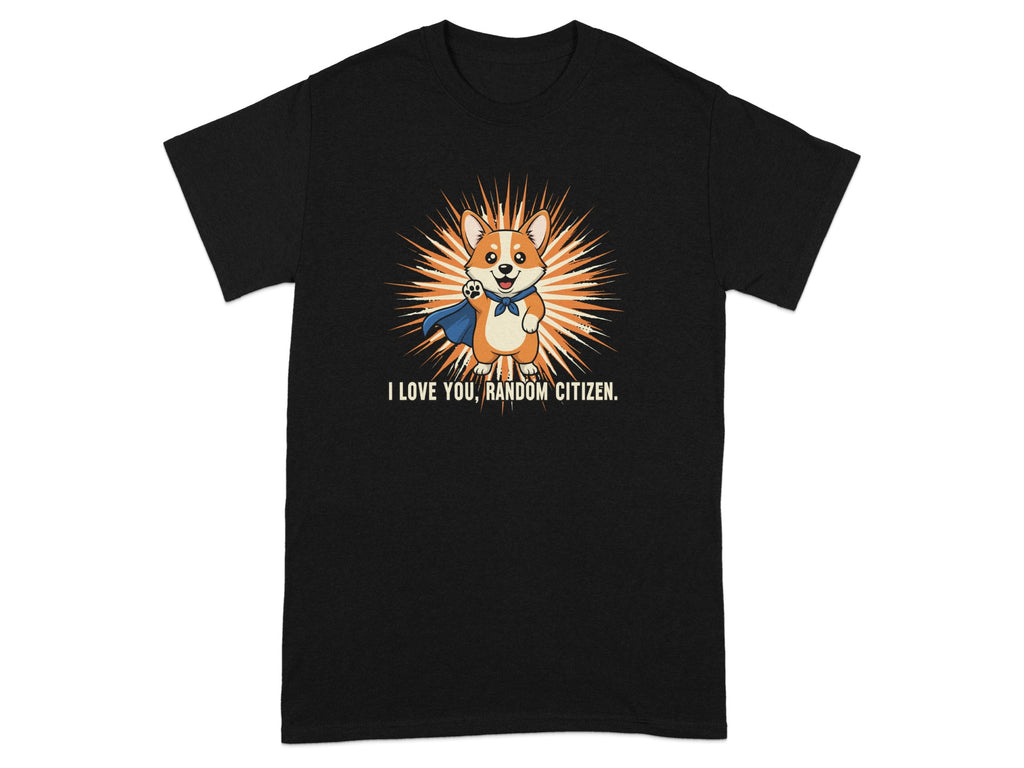 I Love You Random Citizen Shiba Inu Graphic T-Shirt