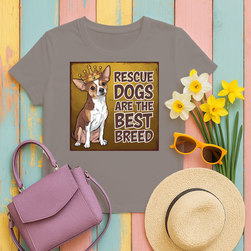 Rescue Dogs Are The Best Breed Graphic Tee product