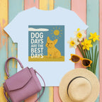 Dog Days Are the Best Days French Bulldog T-Shirt T-shirt