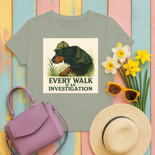 Every Walk is an Investigation T-Shirt product type