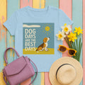 Dog Days Are The Best Days Beagle T-Shirt in Light Blue