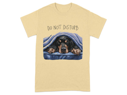 Do Not Disturb Sleeping Dog Design T-shirt product type