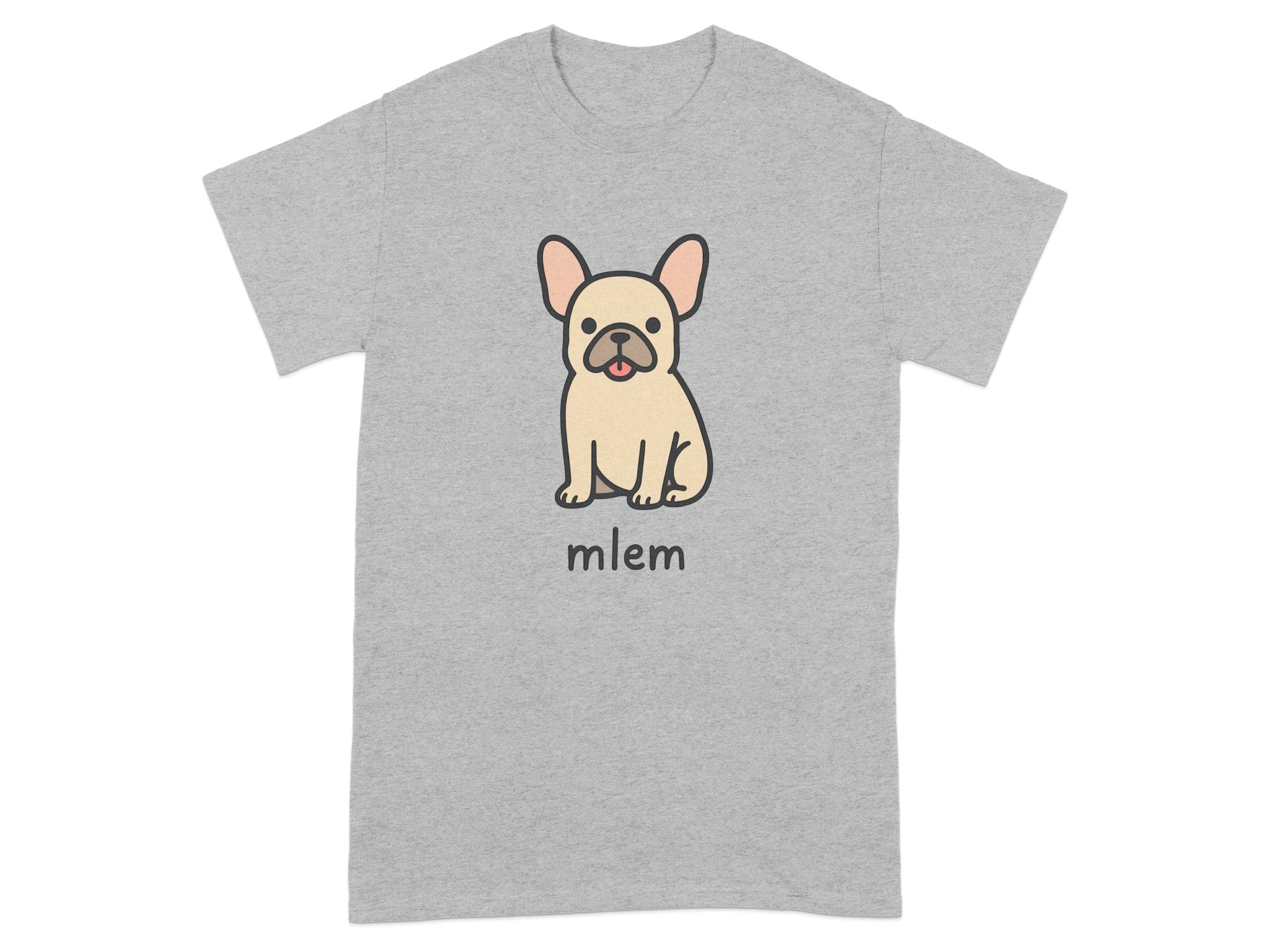 French Bulldog Mlem Graphic Tee Shirt Product