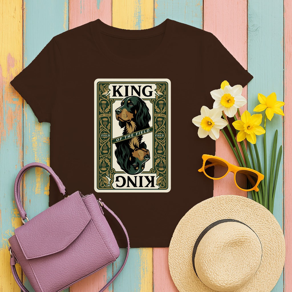 Heritage Field King Gordon Setter T-Shirt in Dark Chocolate