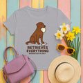 Chesapeake Retrieves Everything Tee in Athletic Heather