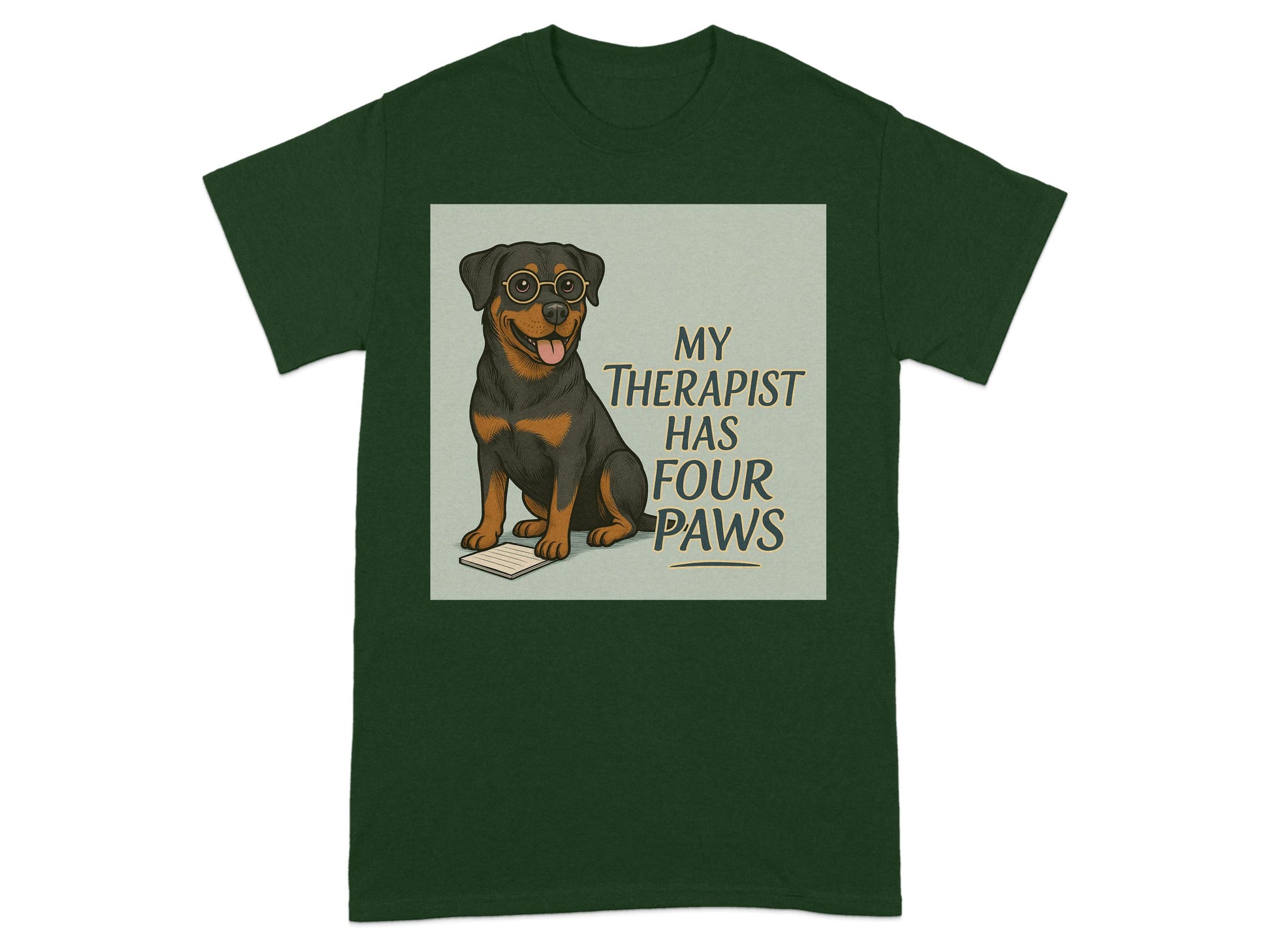 My Therapist Has Four Paws Cute Dog Graphic product type