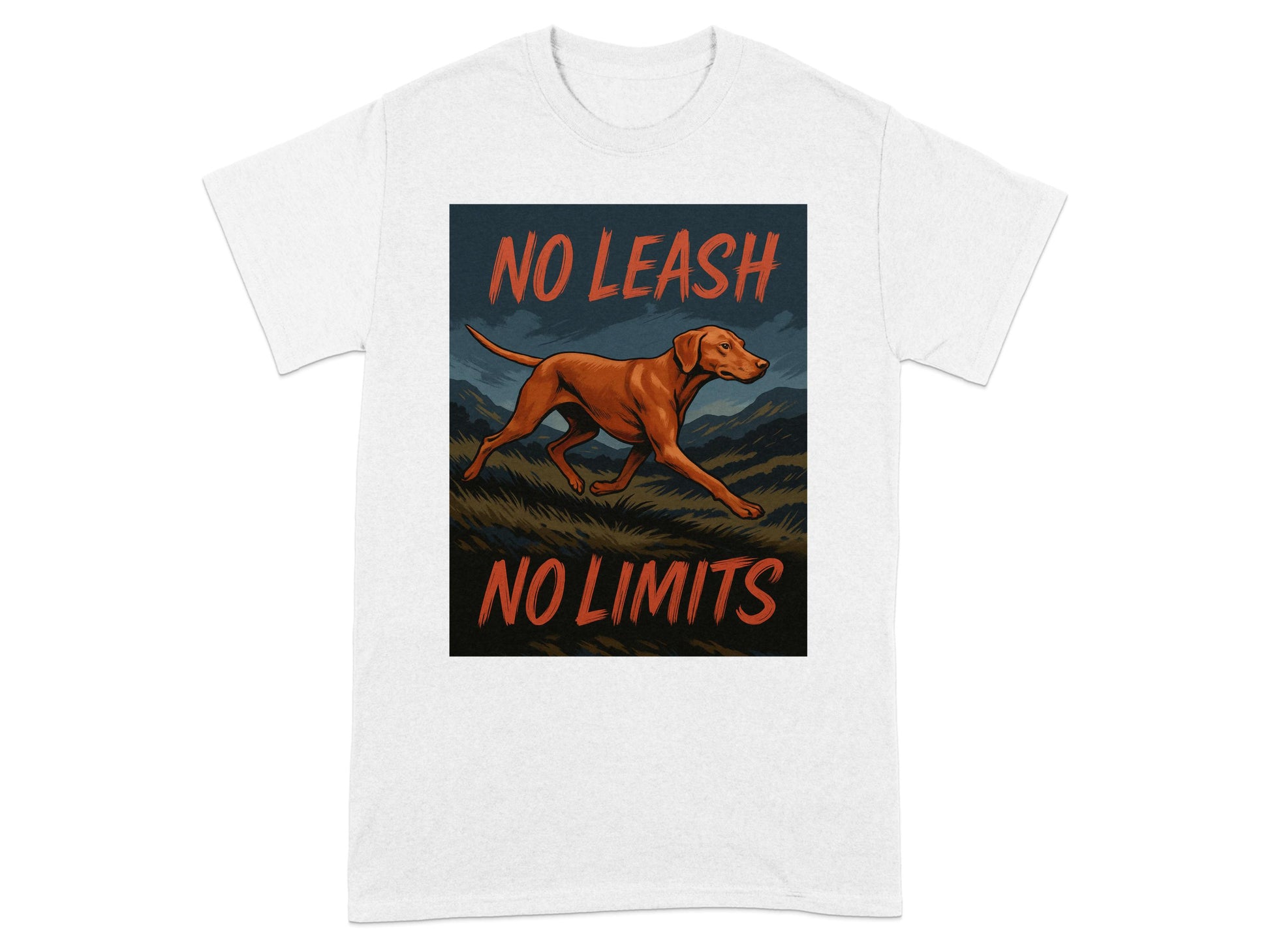 No Leash No Limits Dog Graphic T-shirt product type