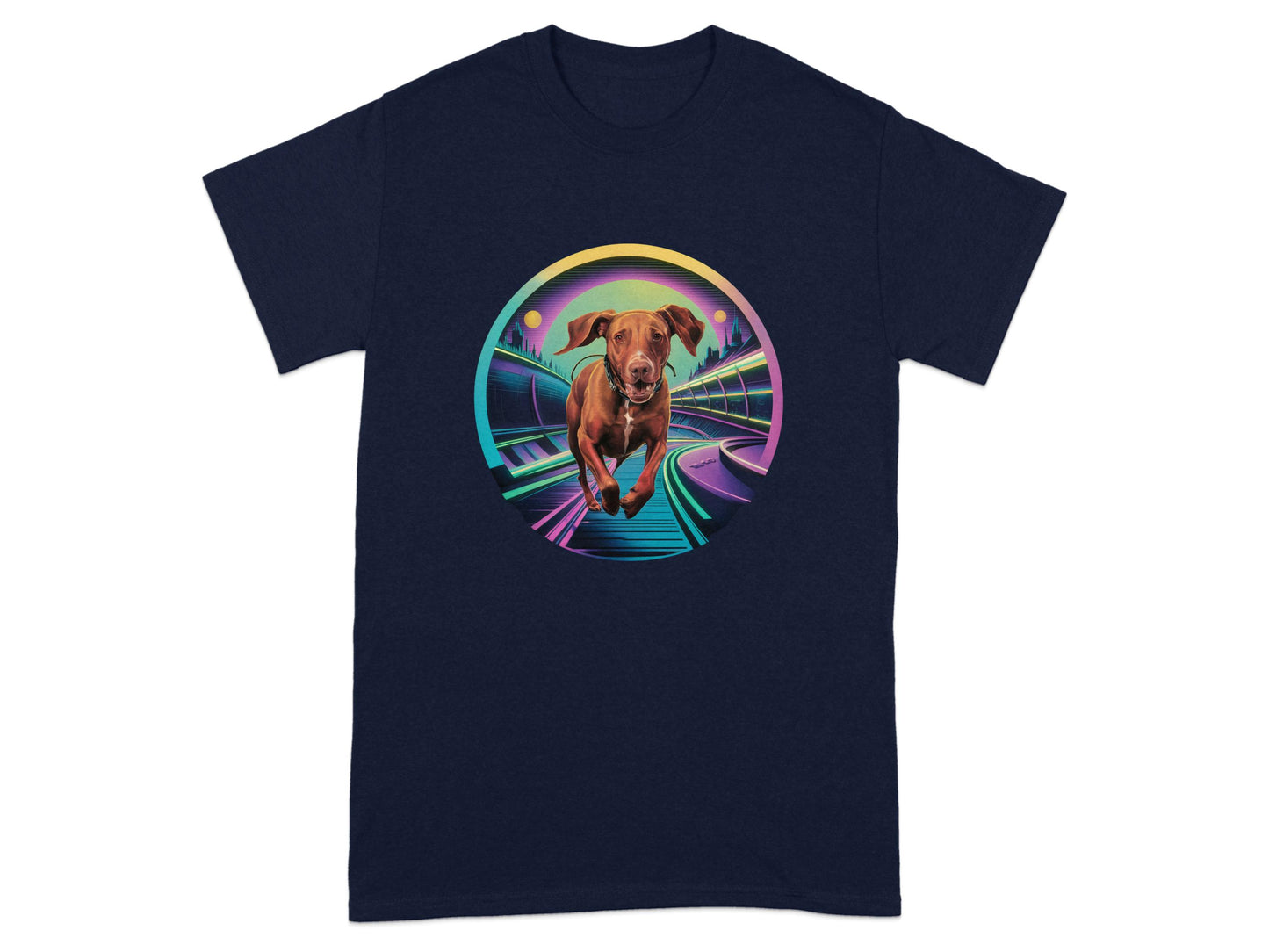 Colorful Dachshund Art Graphic T-shirt product
