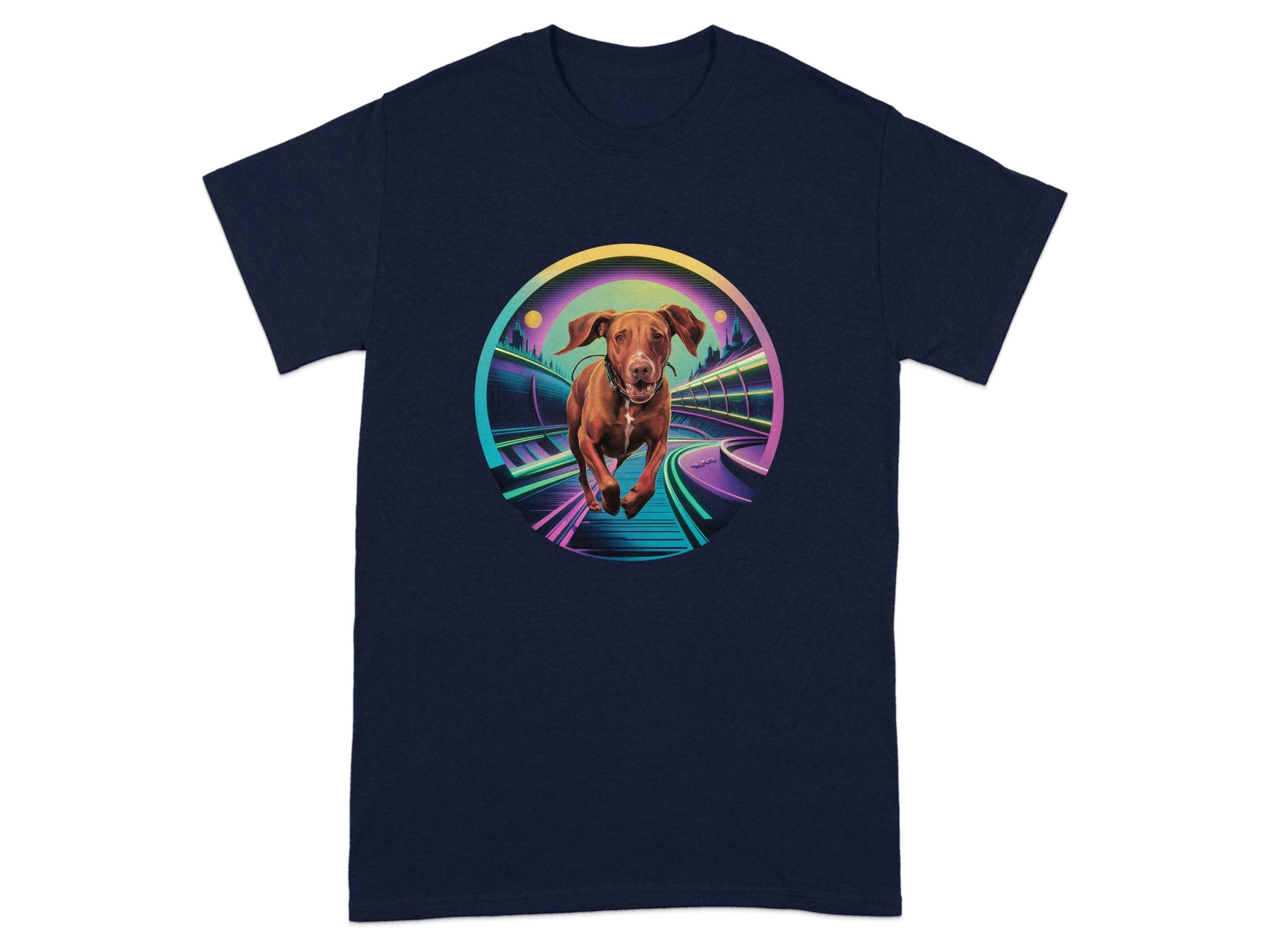 Colorful Dachshund Art Graphic T-shirt product