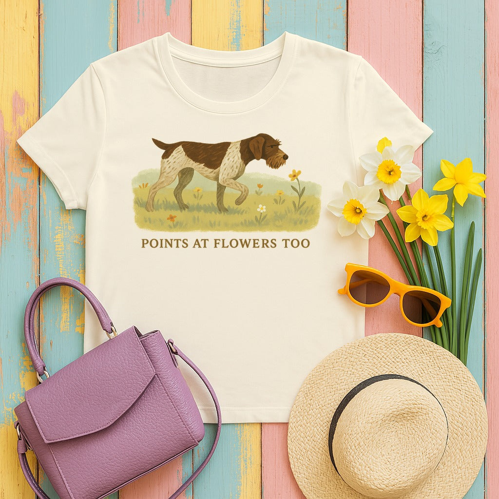 GWP Points at Flowers Too Tee in Natural