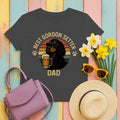 Best Gordon Setter Dad with Beer Graphic T-Shirt in Dark Heather