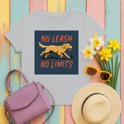 No Leash No Limits Graphic Dog Themed Clothing Product