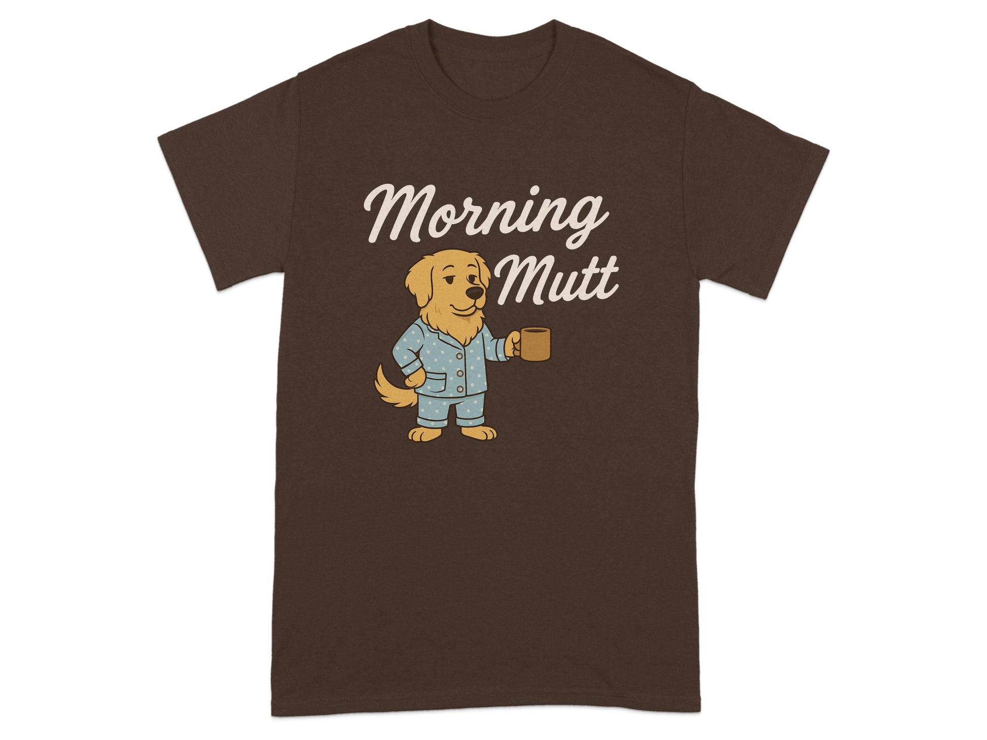 Morning Mutt Cute Dog Coffee Time T-shirt product