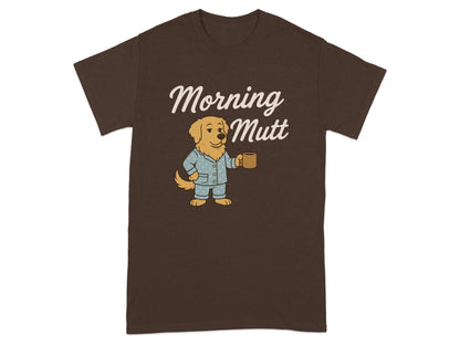 Morning Mutt Cute Dog Coffee Time T-shirt product