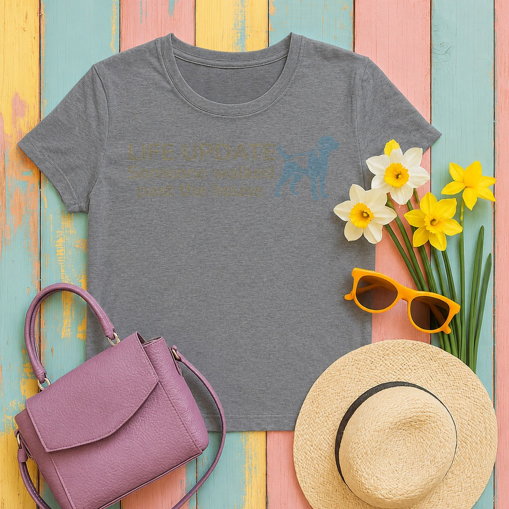 Life Update: Alert Lab Lover T-Shirt in Graphite Heather