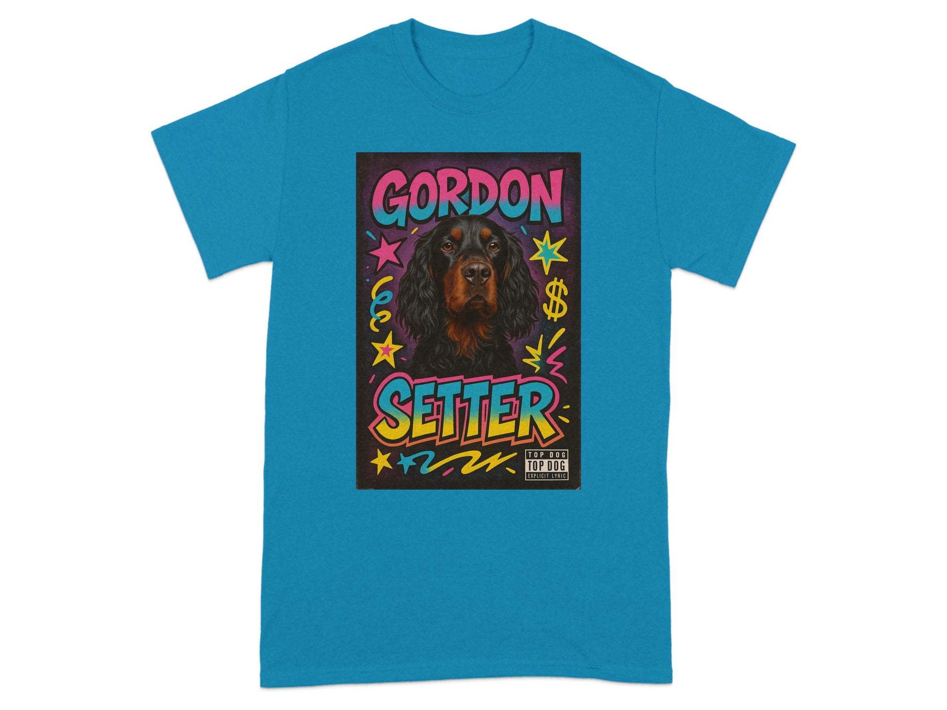 Gordon Setter Colorful Graphic Dog Lover T-shirt Product