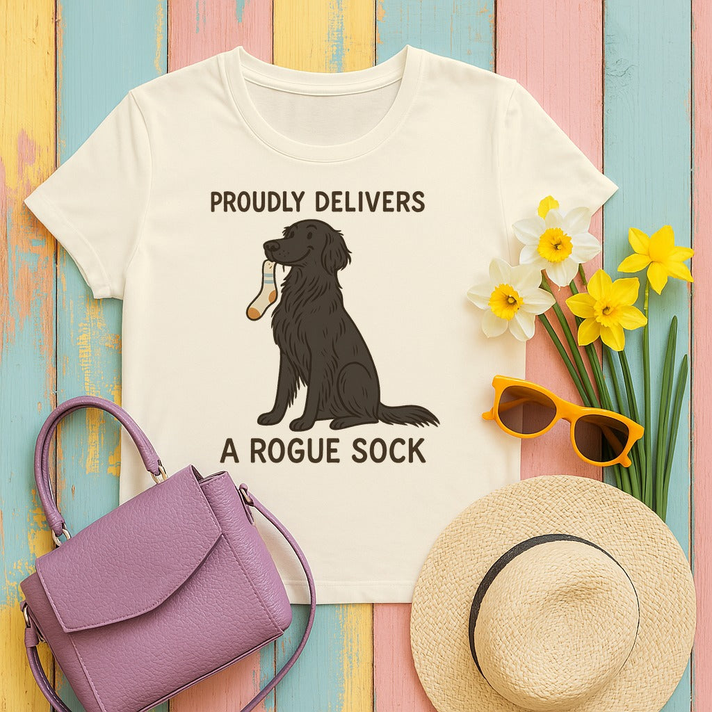 Flat-Coat Proudly Delivers a Rogue Sock Tee in Natural