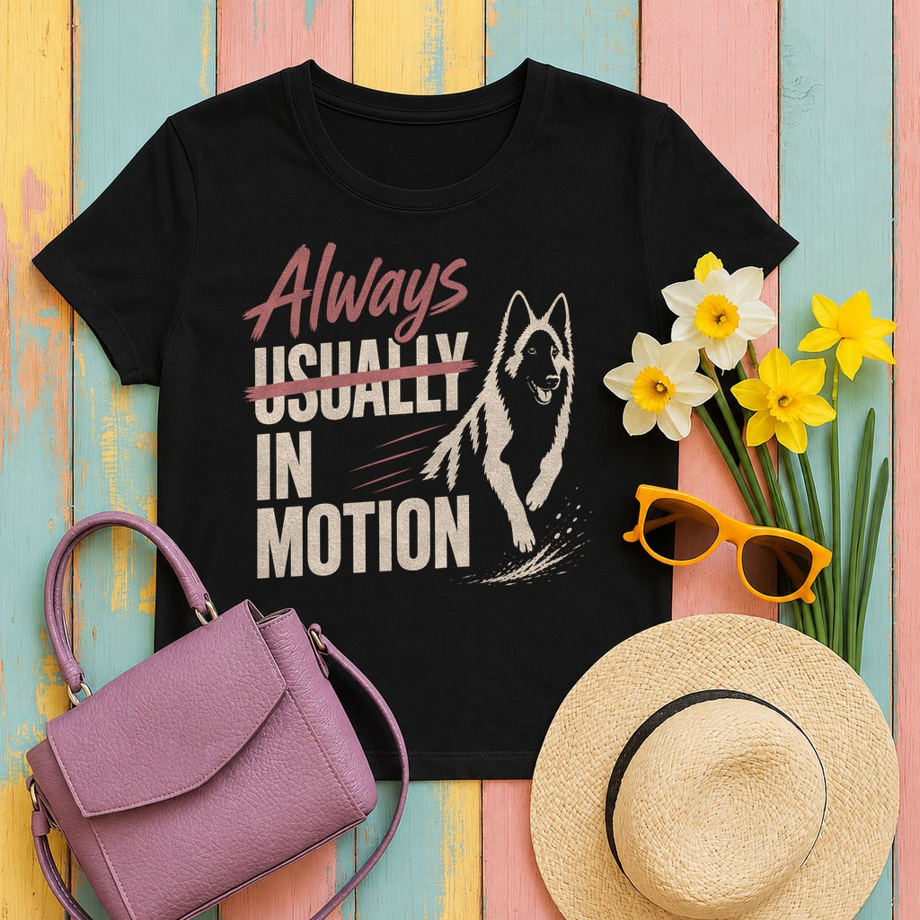 Spirited Motion Tervuren Graphic T-Shirt in Black