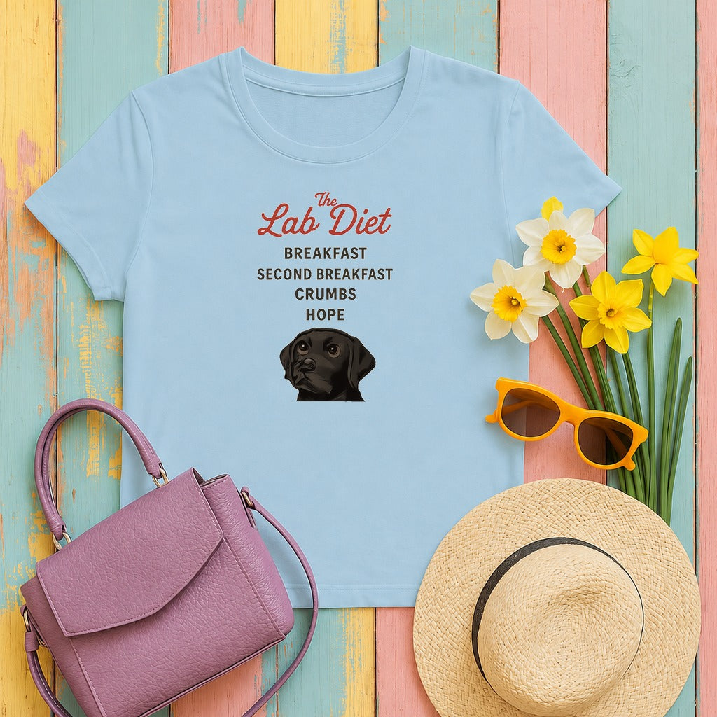 Black Lab The Lab Diet T-shirt in Light Blue